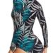 Aria Basics 2025 New Surfing Suit Sun Protection Printed European And American One-Piece Swimsuit For Women Slim Fit_ecoleips.com