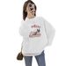 Korean Style Women's Sweatshirt Loose Casual round Neck Fleece Lined Thickened Autumn Winter Top_ecoleips.com
