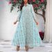 Foreign Trade Styli Arabic Style Middle Eastern Dubai Women's Fashion Dress With Printed Pattern And Rhinestone_ecoleips.com