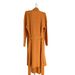 Vintage-Inspired Knit Cardigan & Mermaid Hem Dress Set – Elegant & Slimming Autumn Winter Outfit_ecoleips.com
