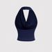 Women's Clothing Sexy Hot Girl Versatile Halter Neck Tank Top Women's Fashion Top Three Ways To Wear_ecoleips.com