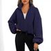 Women's Polar Fleece Sports Jacket Stand up Collar plus Velvet Zipper Hot Selling Cross Border Foreign Trade Clothing_ecoleips.com