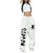 Women's Hip Hop Dance Pants - Loose Fit Streetwear Jazzy Trousers With Pockets - High Waist Stretchy Polyester Pants For Urban Fashion Black/White/Red_ecoleips.com