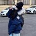 girl Girl Korean Style Couple Down Cotton Jacket 2025 Winter New Thickened High-End Feel Petite American Retro Parka_ecoleips.com