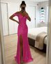 K New Suspender Sequin Slit Dress Casual Loose Party Dress_ecoleips.com
