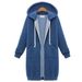 Women's Thickened Fleece Lined Hooded Sweatshirt Korean Style Loose Fit Versatile Chic Autumn Winter Top_ecoleips.com