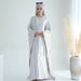 Voya Islamic Clothing Women's Satin Abaya Dress - Loose Fit Long Maxi Robe With Shiny Finish - Modest Casual Wear Availab Modest Wear_ecoleips.com