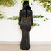 European And American Sexy Hot Diamond Hip Wrapped Tight Elastic Long Sleeved Fishtail Skirt Suit_ecoleips.com