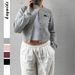 Women's Clothing Casual Long-Sleeve Knit T-Shirt Sweater – Solid Color Open-Front Cardigan For Vacation & Everyday Wear (Pink, Black, Gray, Wine Red)_ecoleips.com