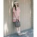 Women's Ice Silk Ribbed Sportswear Set T-Shirt And Shorts Trendy Summer Two Piece Cross Border European Style_ecoleips.com