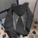 Modern Wings Print Hoodie, Oversized Fleece Pullover With Stylish Graphic, Streetwear Essential For Men And Women_ecoleips.com