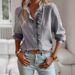 Women's European American Style Ruffled Bubble Long Sleeve Cardigan Shirt Casual Elegant Fashion Thin Blouse for Autumn_ecoleips.com
