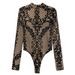 Women's Clothing Women's Slim Fit Embroidered Long Sleeve T-Shirt High End Lace Base Layer Versatile Style Jumpsuit For Fall Winter_ecoleips.com
