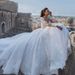 Light Wedding Dress Fairy Forest Style Sexy Thin V Neck Long Sleeved Trailing Retro Runaway Princess French European American Bride_ecoleips.com