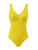 Women's Clothing One Piece Swimsuit Female Solid Color Sexy Bikini Swimsuit Female_ecoleips.com