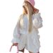 All-Weather Cotton One-Color Design With Bell Sleeves, A Sweet Set For Spring/Summer, Featuring A Trendy High-Waisted Lo_ecoleips.com