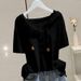 Cotton Hooded Short-sleeved T-shirt Women's 2026 Spring And Summer New Loose And Thin Versatile Pullover_ecoleips.com