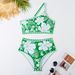 European And American Retro Ethnic Bohemian Style Bikini Mesh Round Skirt Three Piece Suit Holiday Beach Multi Color Swimsuit _ecoleips.com