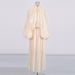 Women's French Style Long Dress Spring Trend High End Bubble Long Sleeved Dress for Beach Vacation Fashionable New 2026_ecoleips.com