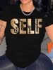 Summer Fashion T-Shirt Trendy Loose Fit Casual Short Sleeve Printed Top-824_ecoleips.com