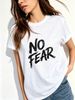 Never Stop Slogan Short-Sleeve T-Shirt, Women's Casual T-Shirt, Suitable For Everyday Wear_ecoleips.com