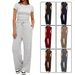Women's Wide Leg Pants Long Sleeved Solid Color Casual Suit European And American Style Spring Summer Commuter Fashion 2026 New_ecoleips.com