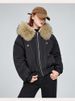 K New Hooded Big Fur Collar Cotton Coat, Fashionable And Versatile Cotton Jacket For Women_ecoleips.com