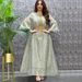 Women's Clothing Dubai Dress Autumn And Winter Middle East Arabian Clothing Bronzing Hot Diamond Dress_ecoleips.com