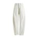 Women's Clothing Fashionable Pioneering Light Deconstruction Split Tangent Loose Curved Cocoon Jeans_ecoleips.com