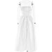 Trendy Off-Shoulder Tie-Waist Maxi Dress - Elegant Bodycon A-Line Dress For Women, Summer Collection (S-L)_ecoleips.com