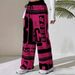 Women's Printed Fashion Harem Pants Autumn Winter European American Style Special TEMU Sporty Casual Elastic Waist Sweatpants_ecoleips.com