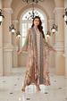 New Middle East Ethnic Style V-Neck Long Sleeve Printed Dress, Loose Fit Maxi Dress For Women, Fashionable And Comfortable_ecoleips.com