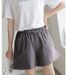 Loose Fitting Linen Cotton Plus Size Women's Casual Shorts Summer Style Student Sports Wide Leg Pants_ecoleips.com