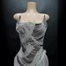 Women's Clothing black fashion sexy slim hip mini short silver tassel dance stage performance mini dress_ecoleips.com