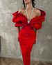 Women's Clothing Luxury Rhinestone Halter Neck Off-Shoulder Bodycon Dress For Women Elegant Fashion Party Bandage Dress_ecoleips.com