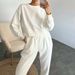 Premium Casual Long Sleeve Two-Piece Set - Streetwear Loungewear For Men & Women | Comfortable Cotton Blend | Spring Fashion | S/M/L/XL_ecoleips.com
