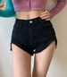 Women's High-waisted Slimming Denim Thin Wide-leg Shorts, 2023 Spring New Style, Trendy Straight-leg Pants_ecoleips.com