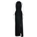Summer Fashion High Slit Short Sleeve Long Dress for Women Sexy Waist Slim Fit Elegant Cross Border Style_ecoleips.com