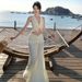 Sexy Hot Girl Fashion For Women: Halter Neck Strap Top And High Waist Patchwork Long Skirt Two-Piece Set_ecoleips.com