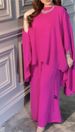Ladies Fashion Spring And Summer New Loose Elegant Robe Trousers Two-piece Suit_ecoleips.com