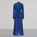 Women's Clothing Elegant And Versatile Loose Three Dimensional Flower Ruffled Long Sleeved Skirt Suit_ecoleips.com