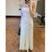 Vacation 2025 New Summer Korean Style Popular Temperament Dress, Small Stature Design Sense, Niche Three-Dimensional_ecoleips.com