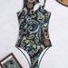 Women’S V-Neck Floral Print One-Piece Swimsuit – Upf50+ Quick-Dry With Removable Padding (S-Xl, Chlorine-Resistant Polyester/Spandex Blend)_ecoleips.com