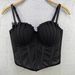 Aria Basics Aria Basics New European And American Summer Style Mesh Pleated Sexy Fishbone Camisole Women's For Layering Or Outerwear, Short Top_ecoleips.com