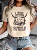 If I'm The Problem Western Graphic Women's Tee - Sassy Cowgirl Casual Top_ecoleips.com