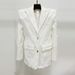 Women's Clothing Star Fashion Thickened Shoulder Pad Tassel Edge Denim Jacket Coat Jeans_ecoleips.com