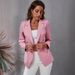 New Suit Lining Slim Fit Spring And Autumn Women's Coat Top_ecoleips.com