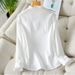 K Black Fungus Collar White Shirt With Unique Design, Professional Base Shirt_ecoleips.com