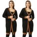 Autumn And Winter Fashion Temperament Commuting Slimming Long Cardigan Sweater Cloak Jacket_ecoleips.com