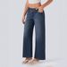 Asymmetric Low-Rise Relaxed Fit Jeans – Washed Cotton Denim Pants In Blue, Black & White (XS-3XL)_ecoleips.com